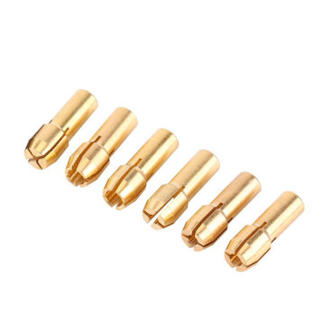 Custom Brass Drill Chucks and Collet Bits: 3.2mm, 2.3mm Shank Replacement for Dremel Rotary Tools