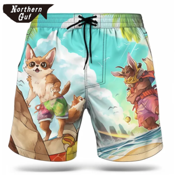 Custom Swim Shorts Custom Logo Design Casual Men gym shorts