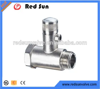 HR6070 factory manufacture forged brass water heating system safety pressure relief valve