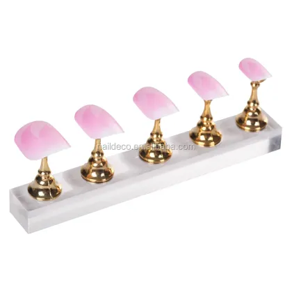Magnetic Chess Nail Tip Practice Stand Holder for Wholesale Nail Polish Display