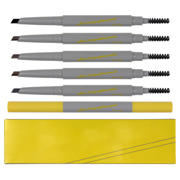 Customizable Double-Headed Vegan Waterproof Eyebrow Pencil in 6 Colors