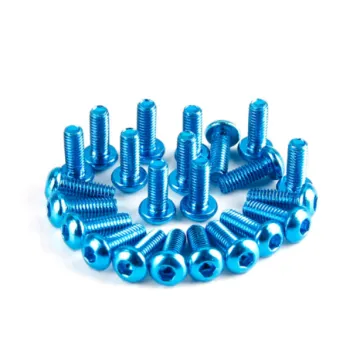 7075 Aluminum Alloy Screw with round hex head
