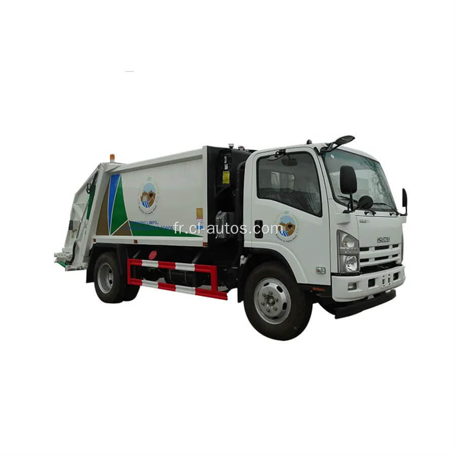 4x2 7Ton 8cbm Bin Lefter Garbage Compacteur Truck
