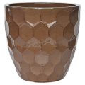 Ceramic Flower Pot Planters Round Honeycomb Pot