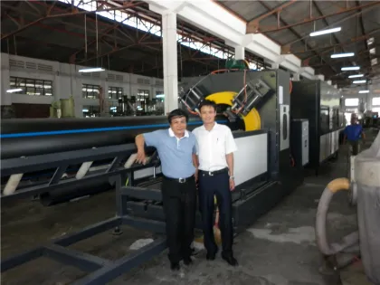 50-250MM PE pipe manufacturing machine for sewer systems