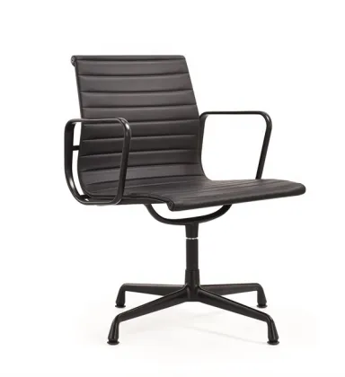 Aluminum Group Chair Fixed Desk Swivel Office Chair without Castors