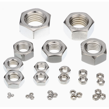 DIN 439 Kacang Titanium Hex Tipis