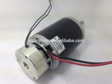 80mm Brushed DC wheelchair motor, 12v 24v high torque, option for electric brake