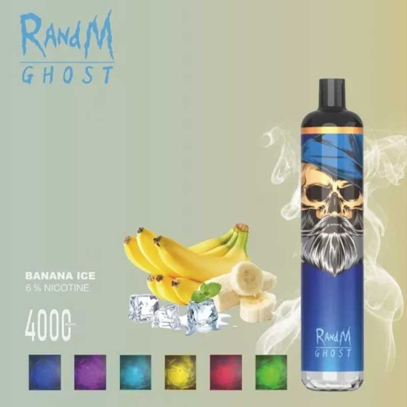 Randm Ghost 4000puffs القابلة لإعادة الشحن