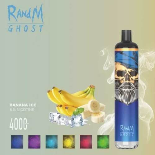 Популярные 4000 Puffs Randm Ghost Vape Rechargeable