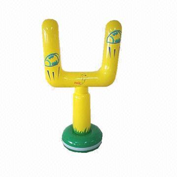 Inflatable Rugby Goal Post, Made of PVC Material with 0.18-0.55mm Thickness