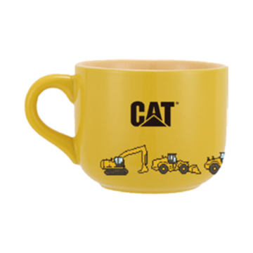 Véritable série de chats jumbo tasse de tasse - en céramique et en acier inoxydable