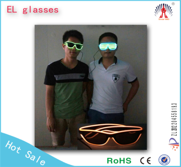 Cheering ! el galssed lighting manufacturer wholesale / gift el glasses for music concert