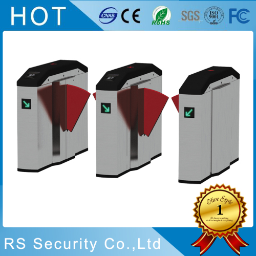 Pedestrian Entrance Exist Flap Barrier Turnstile Gate