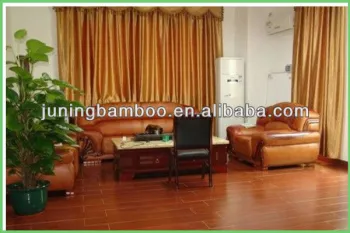 Indoor strand woven bamboo flooring