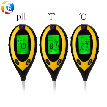 Portable Digital LCD Soil pH Meter - 4-in-1 Pocket Soil Detector
