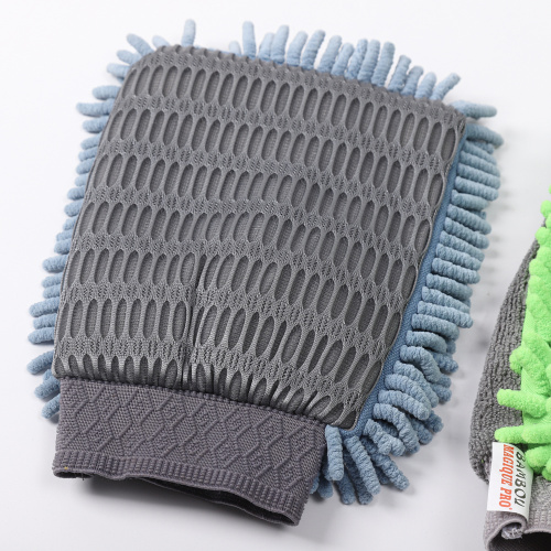 microfibre wash glove mitt