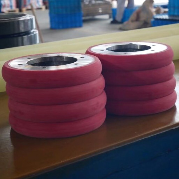 Rodas de rolos de acionamento de uretano de papel de etiqueta personalizada