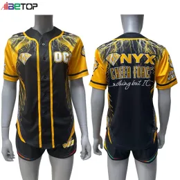 Custom 100% Polyester Your Own Baseball Jerseys