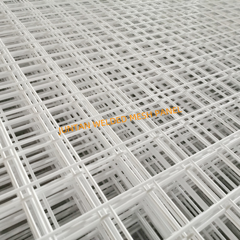 White Pvc Wall Grid Panels Wire Mesh For Display 4 Jpg