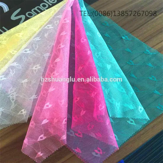 jacquard mosquito net /mesh fabric (huzhou shuanglu company weave factory and dyeing factory)