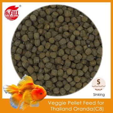 Veggie Pellet Fish Feed for Thailand Oranda C8