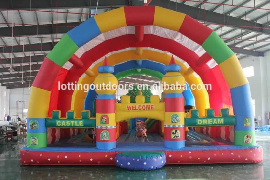 Hot Inflatable Fun City,giant inflatable city,kids fun city playground