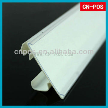 supermarket shelf clear strip for hanging