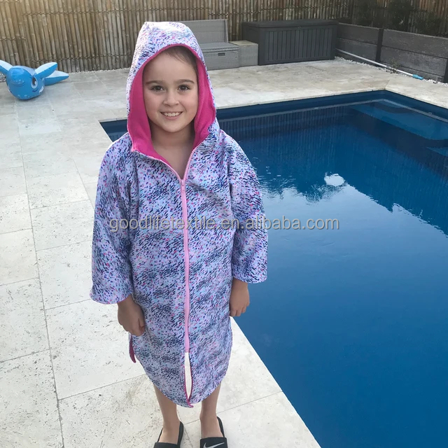 Waterproof Long Sleeve Kids Beach Robe