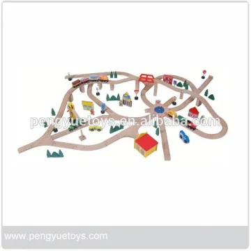 Wood Railroad ,	Traditional Toys	,	Chinese Supplier for Toys