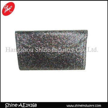 fashion design shinning glitter bag/clutch bag/evening bag