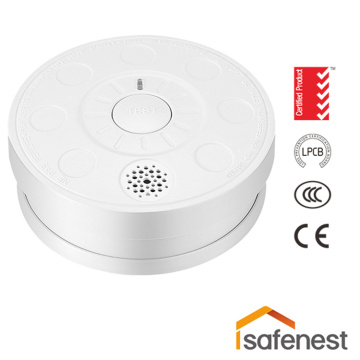 Detector de fumaça independente óptica para alarme de segurança doméstica