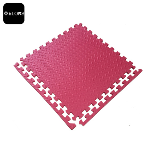 Red Interlocking Gym EVA Foam Exercise Mat