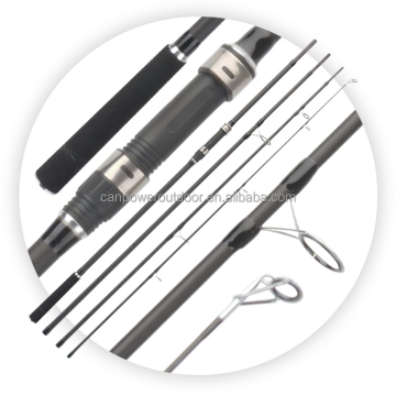 4-Section Travel Spinning Rod with Fuji Guides and High Carbon Fiber for Carp and Bass Fishing