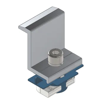 Wholesale Aluminum Unistrut Channel Solar Mounting System Mid Clamp