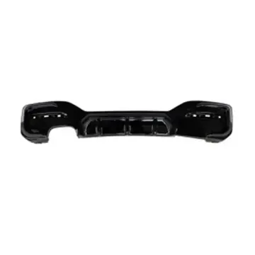 Gloss Black Rear Diffuser Single Outlet Dual Hole for BMW 1 Series F20 LCI M-Tech