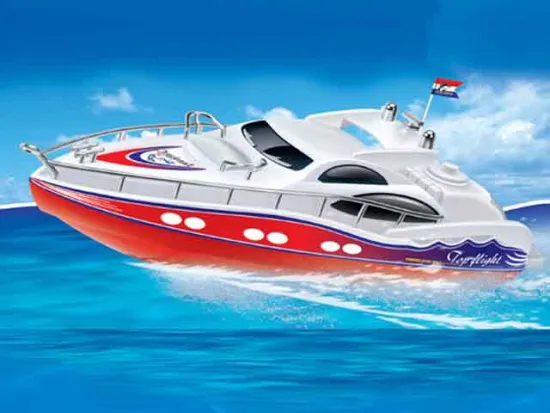 RC AEROBOAT WITH CHARGER