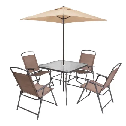 ODM And OEM All Weather Metal Outdoor Table and Chair Outdoor Dining Sets