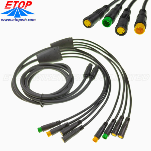 Cable de conector de divisor de mini señal impermeable