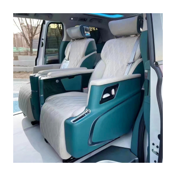 Luxury Leather Van Interior Conversion: Electric Power Seats for Carnival
