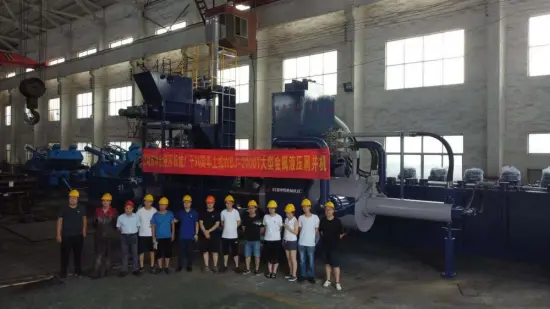 Automatic Steel Metal Chip Briquette Making Equipment