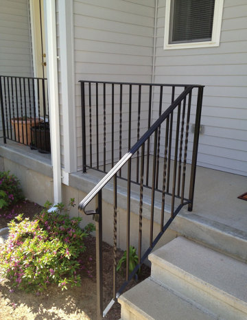 Wrought Iron Outdoor Railings