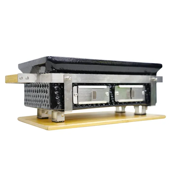 Professional Auplex Japanese Square Hibachi Ceramic Kamado Grill: Perfect for Indoor and Outdoor BBQ, Charcoal Cooking Experience