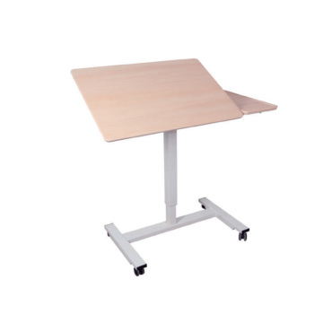 Adjustable Height Tablet Computer Display Stand for Sit-Stand Desk