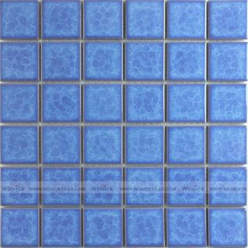 Blue square ceramic mosaic for swimming pool,bathroom-05
