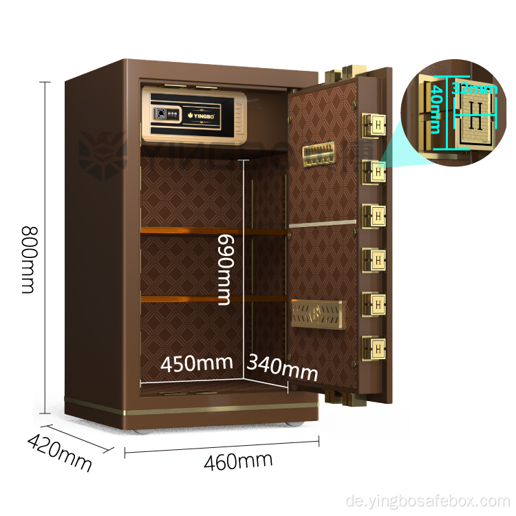 Banksicherheitssafe große digitale Safe Box