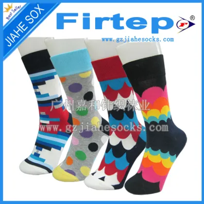 Colorful designer men's socks happy socks