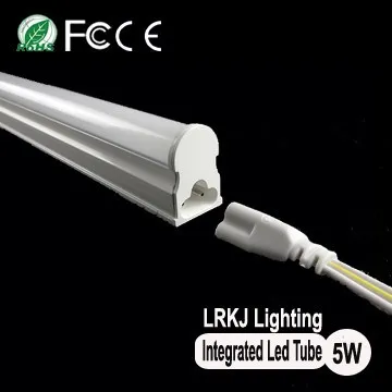 2015 new design integrated t5 5w led tube light