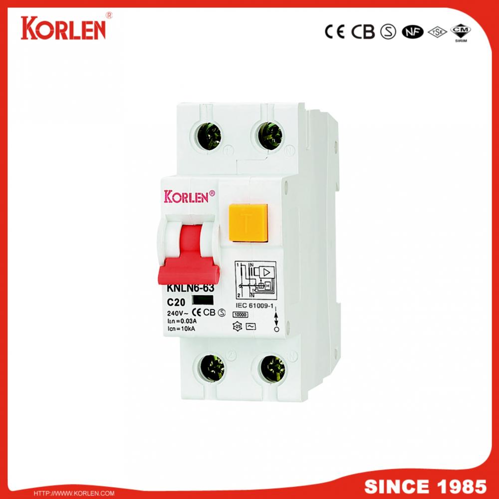 Residual Current Circuit Breaker 2p C32A magnetic type