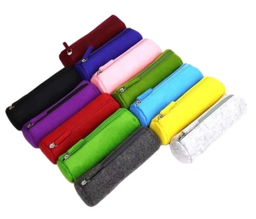 Bulk Colorful Felt Pencil Cases
